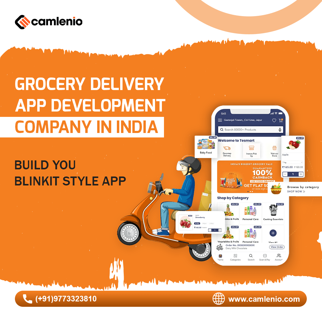 Grocery Delivery App Development Company in India: Build Your Blinkit Style App